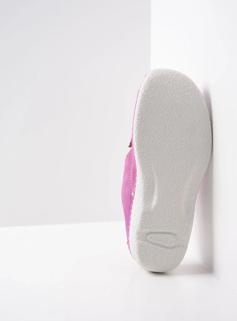 Wolky Klompen 06227 Roll Slipper 16660 fuchsia nubuck