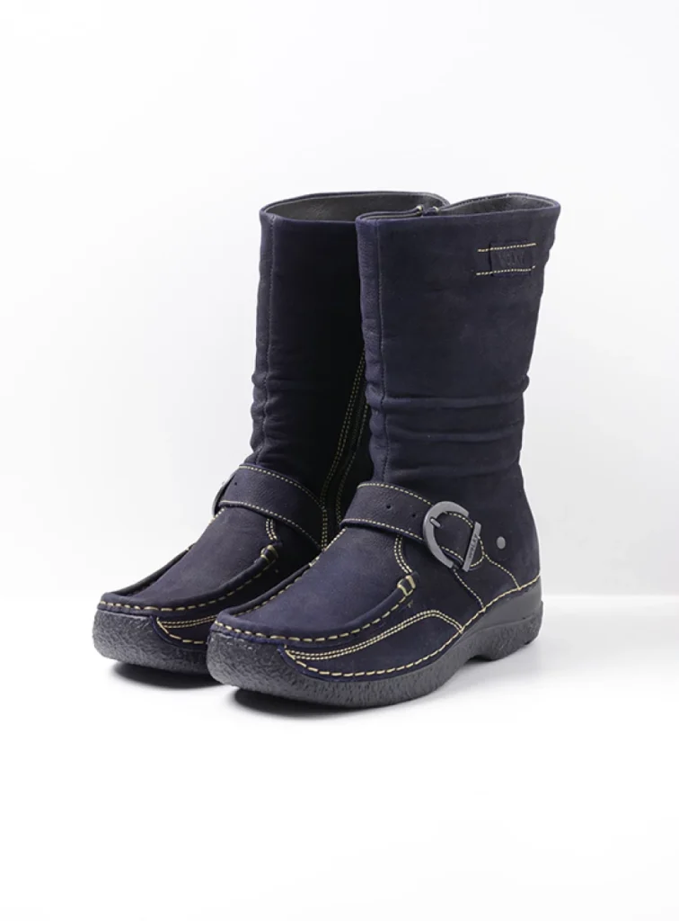 Wolky Comfortschoenen 06267 Roll Jacky 11800 blauw nubuck