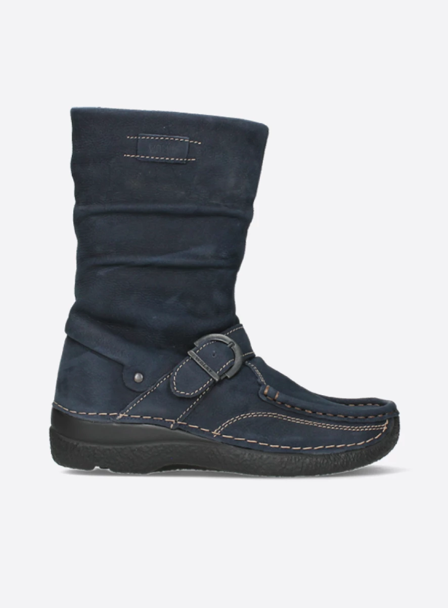 Wolky Comfortschoenen 06267 Roll Jacky 11800 blauw nubuck