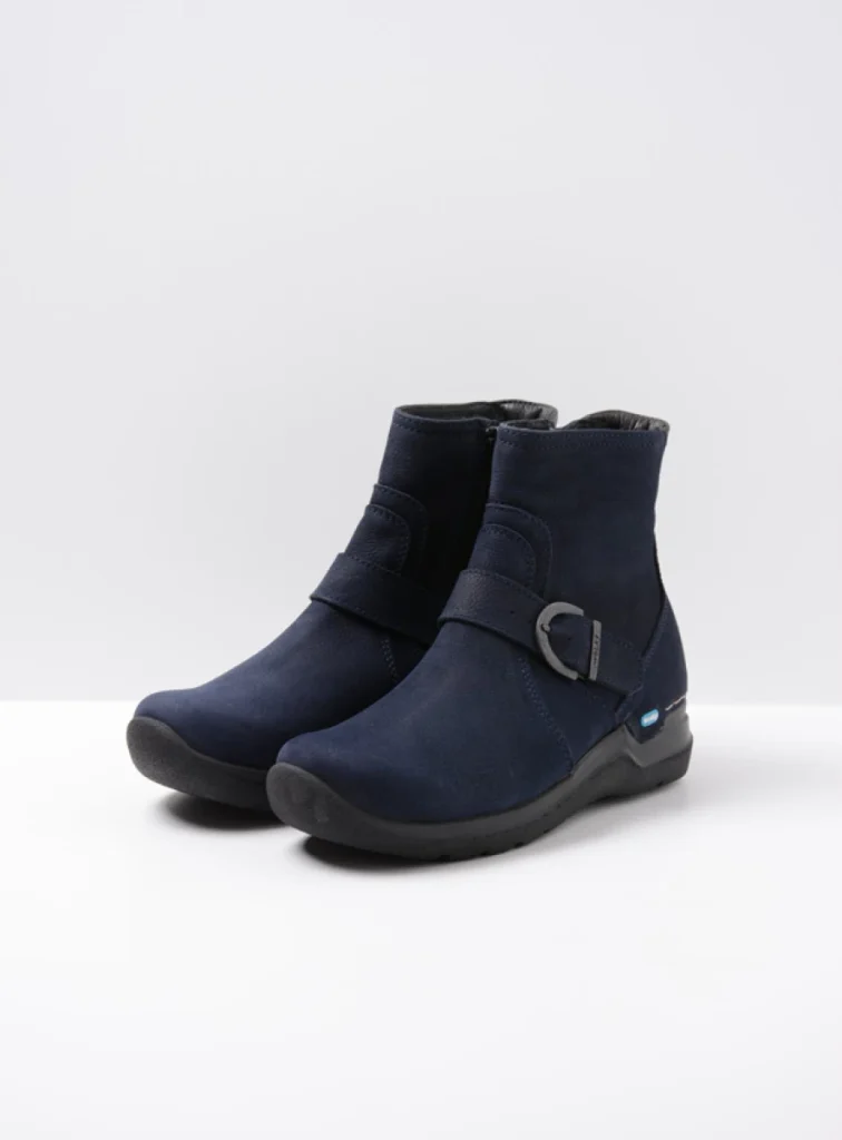 Wolky Comfortschoenen 06611 Okay 11800 blauw nubuck