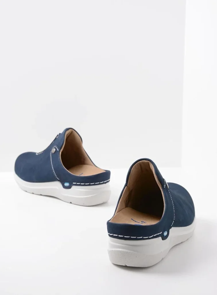 Wolky Slippers 06625 Holland DB 98820 denim nubuck