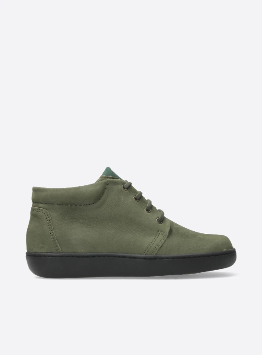 Wolky Hoge veterschoenen 08100 Kansas Lady XW 11709 pesto groen nubuck