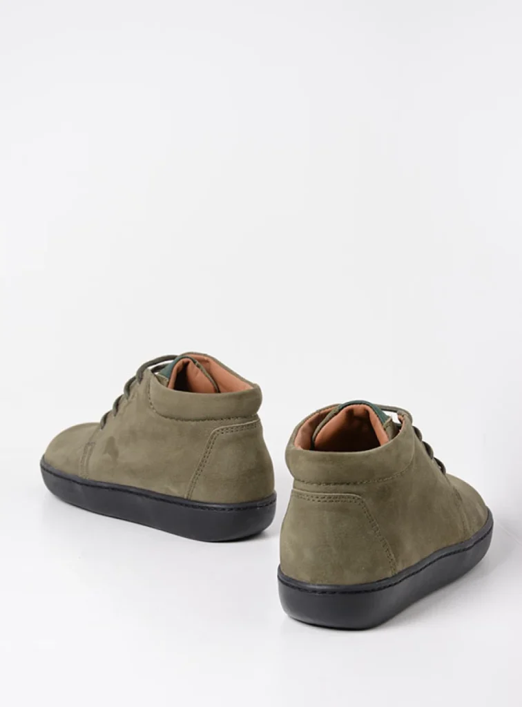 Wolky Hoge veterschoenen 08100 Kansas Lady XW 11709 pesto groen nubuck