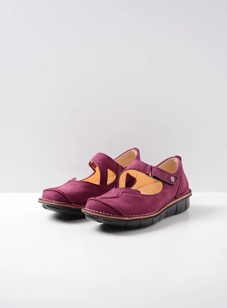 Wolky Bandschoenen 08389 Cordoba 12660 fuchsia nubuck