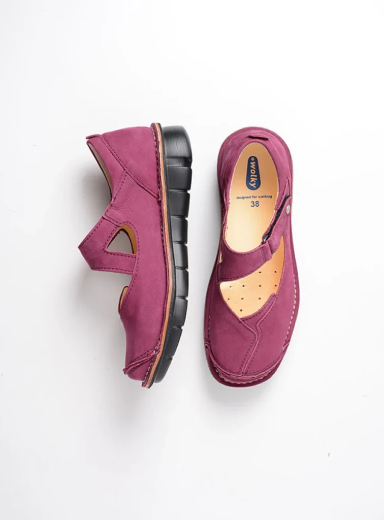 Wolky Bandschoenen 08389 Cordoba 12660 fuchsia nubuck